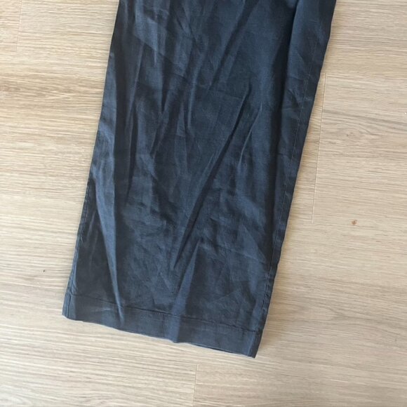 Eileen Fisher  Wide Leg Knit Dress Pants Italian Yarn Gray 12 - Picture 2 of 7